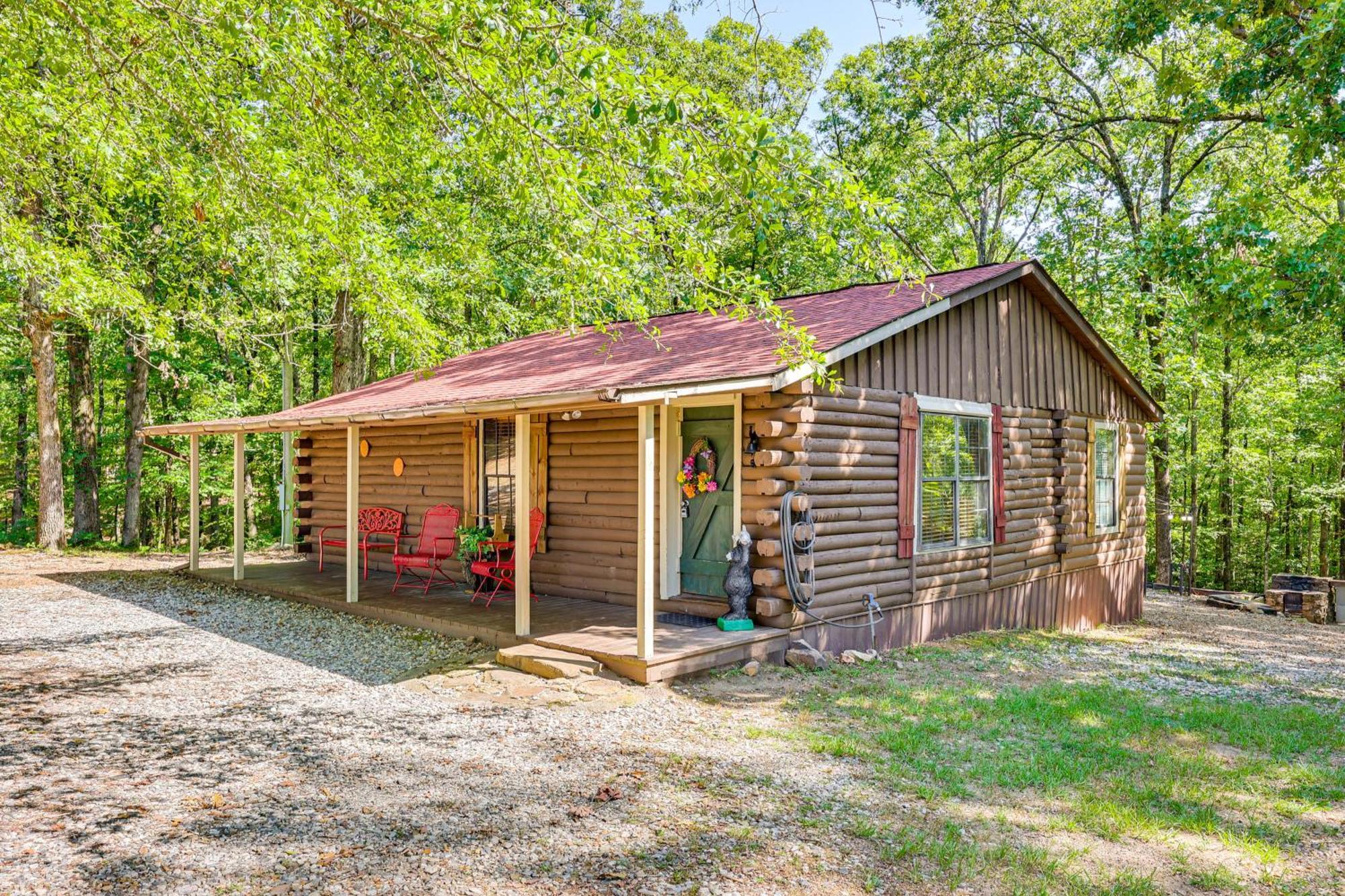 Mount Moriah Arkansas Log Cabin Rental Near Lake Greeson! מראה חיצוני תמונה
