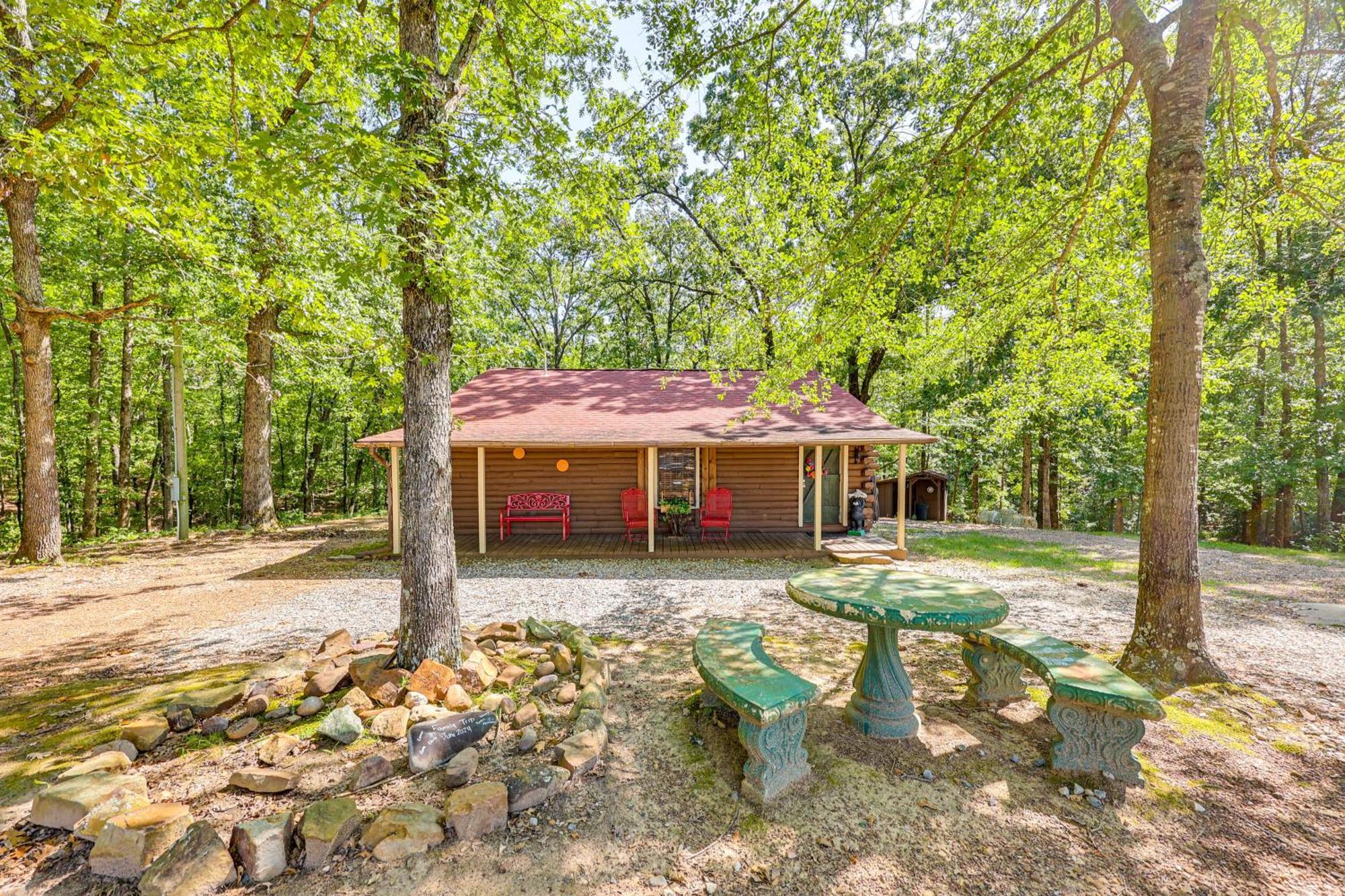Mount Moriah Arkansas Log Cabin Rental Near Lake Greeson! מראה חיצוני תמונה