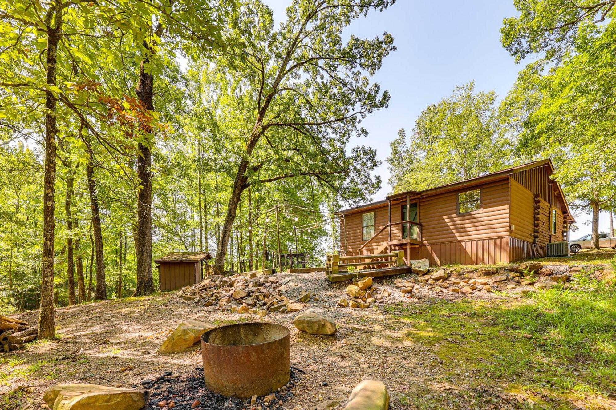 Mount Moriah Arkansas Log Cabin Rental Near Lake Greeson! מראה חיצוני תמונה