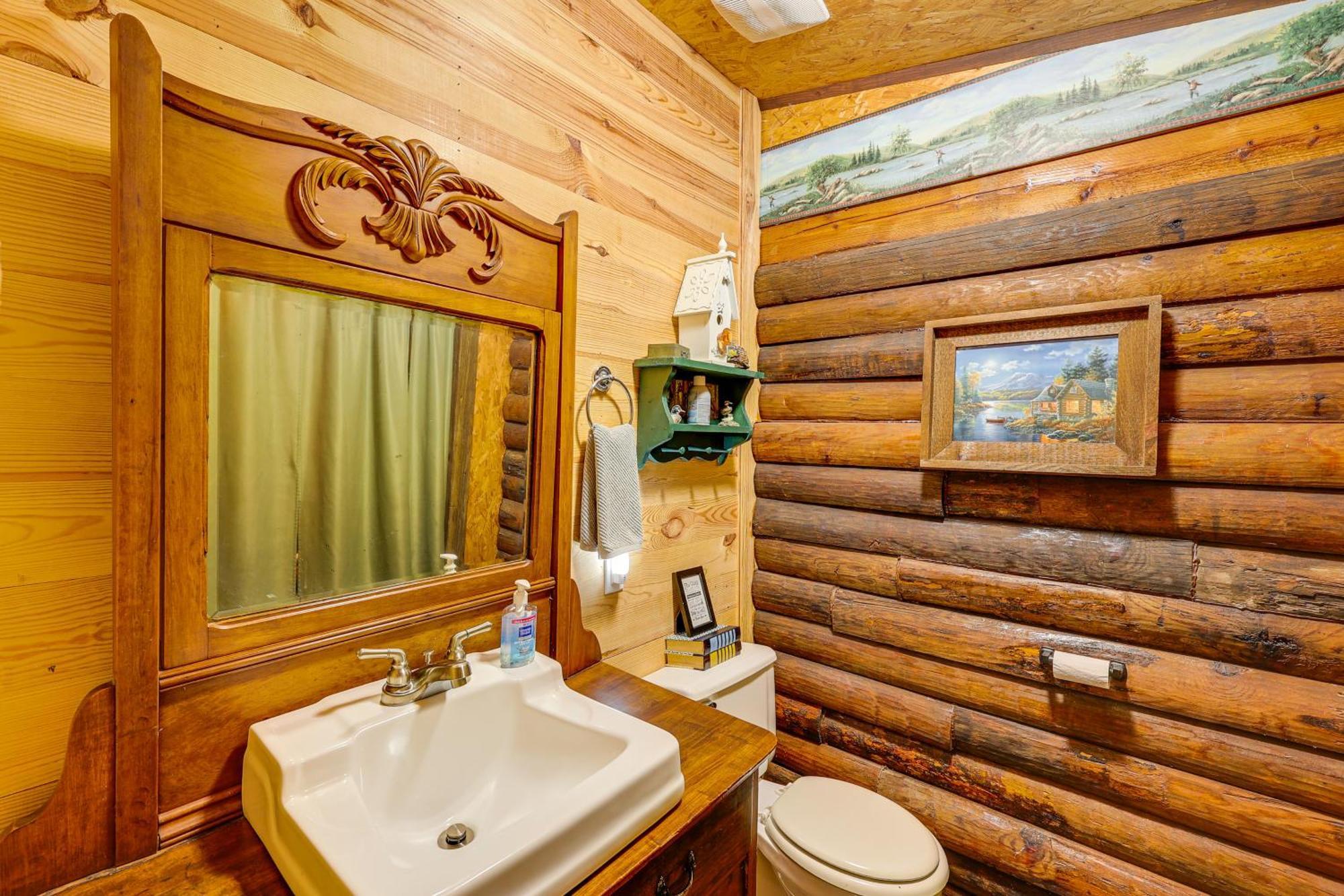 Mount Moriah Arkansas Log Cabin Rental Near Lake Greeson! מראה חיצוני תמונה