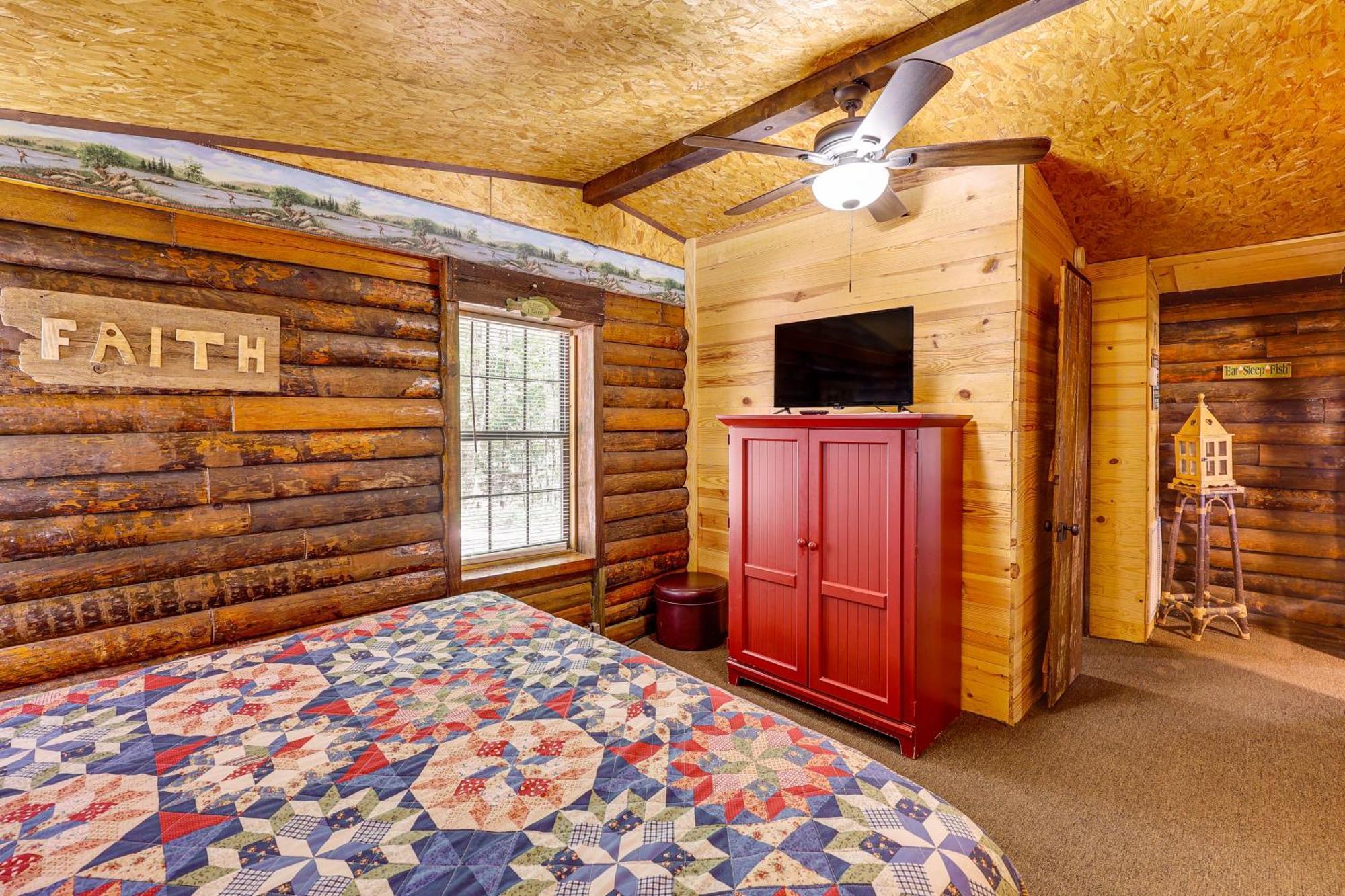Mount Moriah Arkansas Log Cabin Rental Near Lake Greeson! מראה חיצוני תמונה