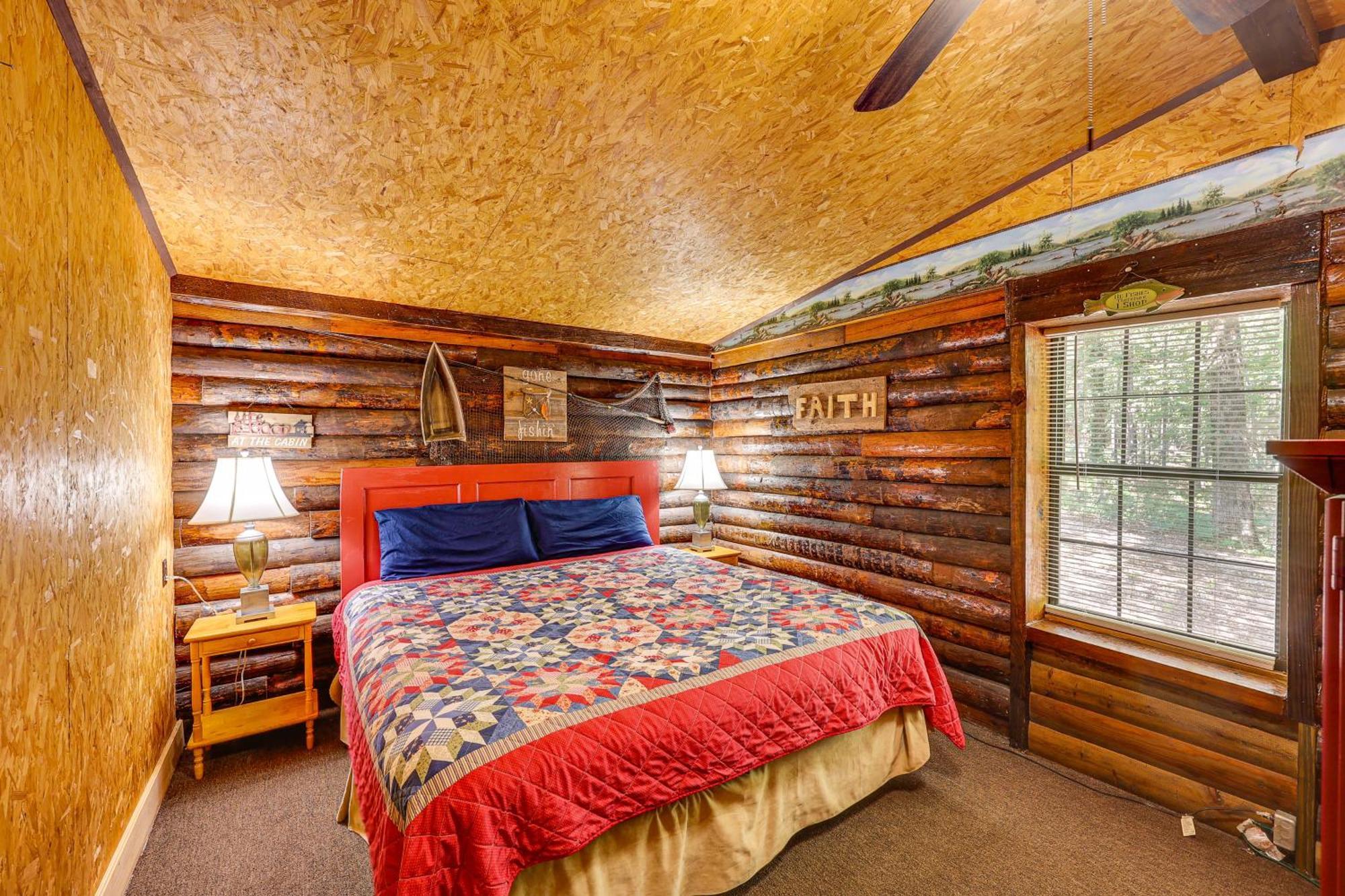 Mount Moriah Arkansas Log Cabin Rental Near Lake Greeson! מראה חיצוני תמונה