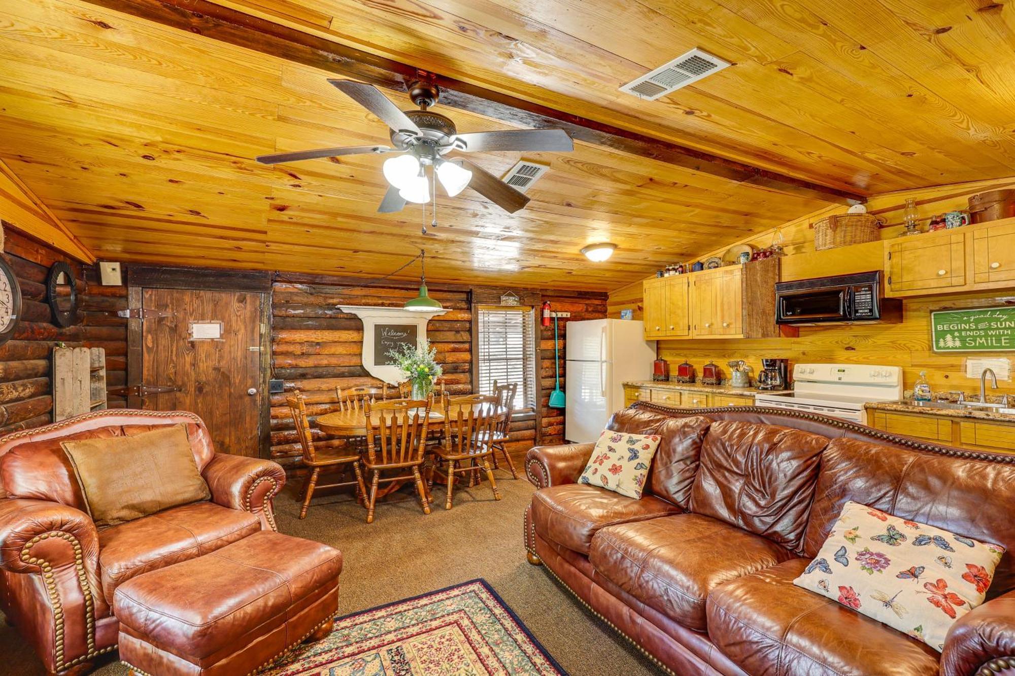 Mount Moriah Arkansas Log Cabin Rental Near Lake Greeson! מראה חיצוני תמונה