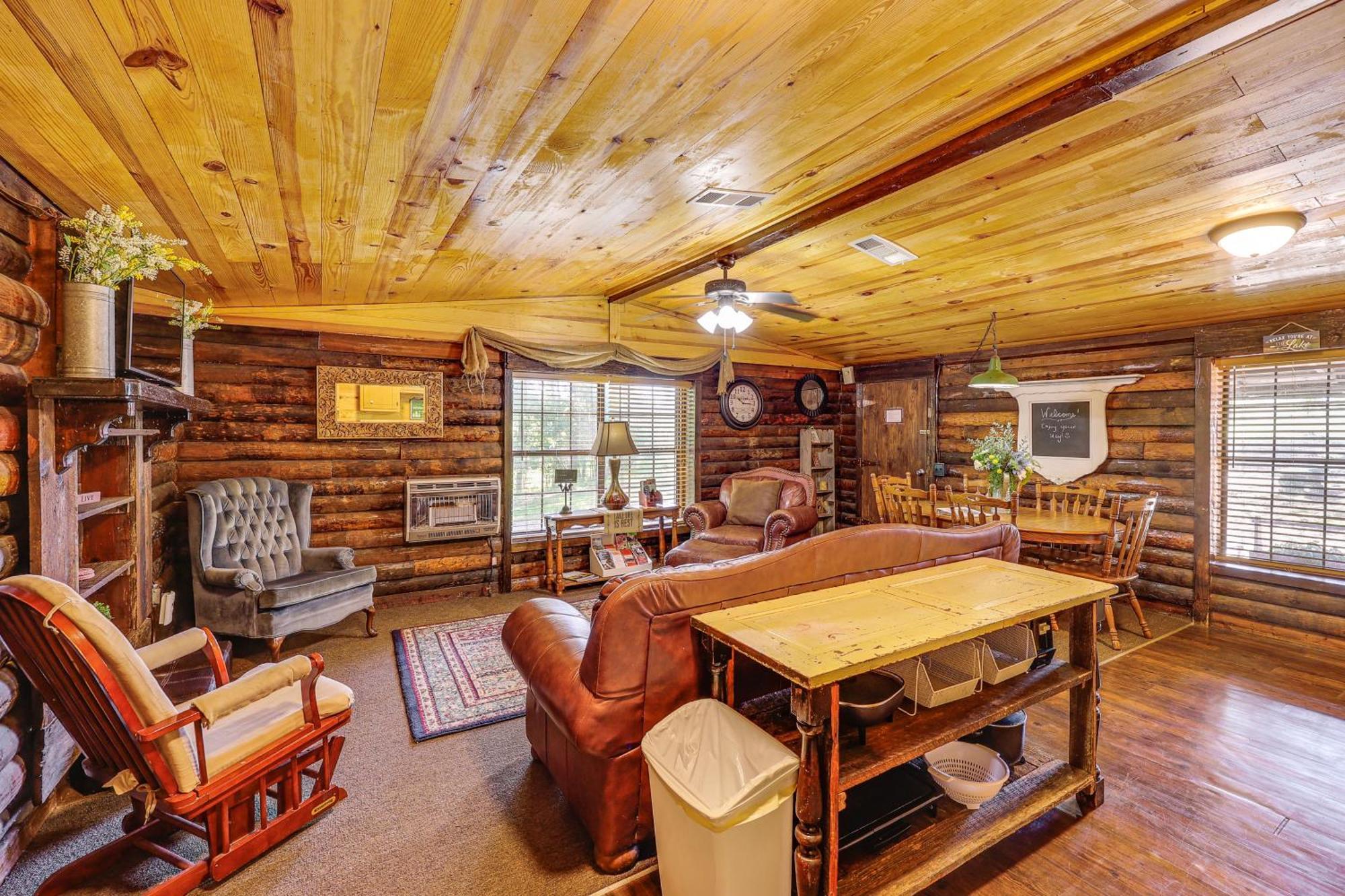 Mount Moriah Arkansas Log Cabin Rental Near Lake Greeson! מראה חיצוני תמונה