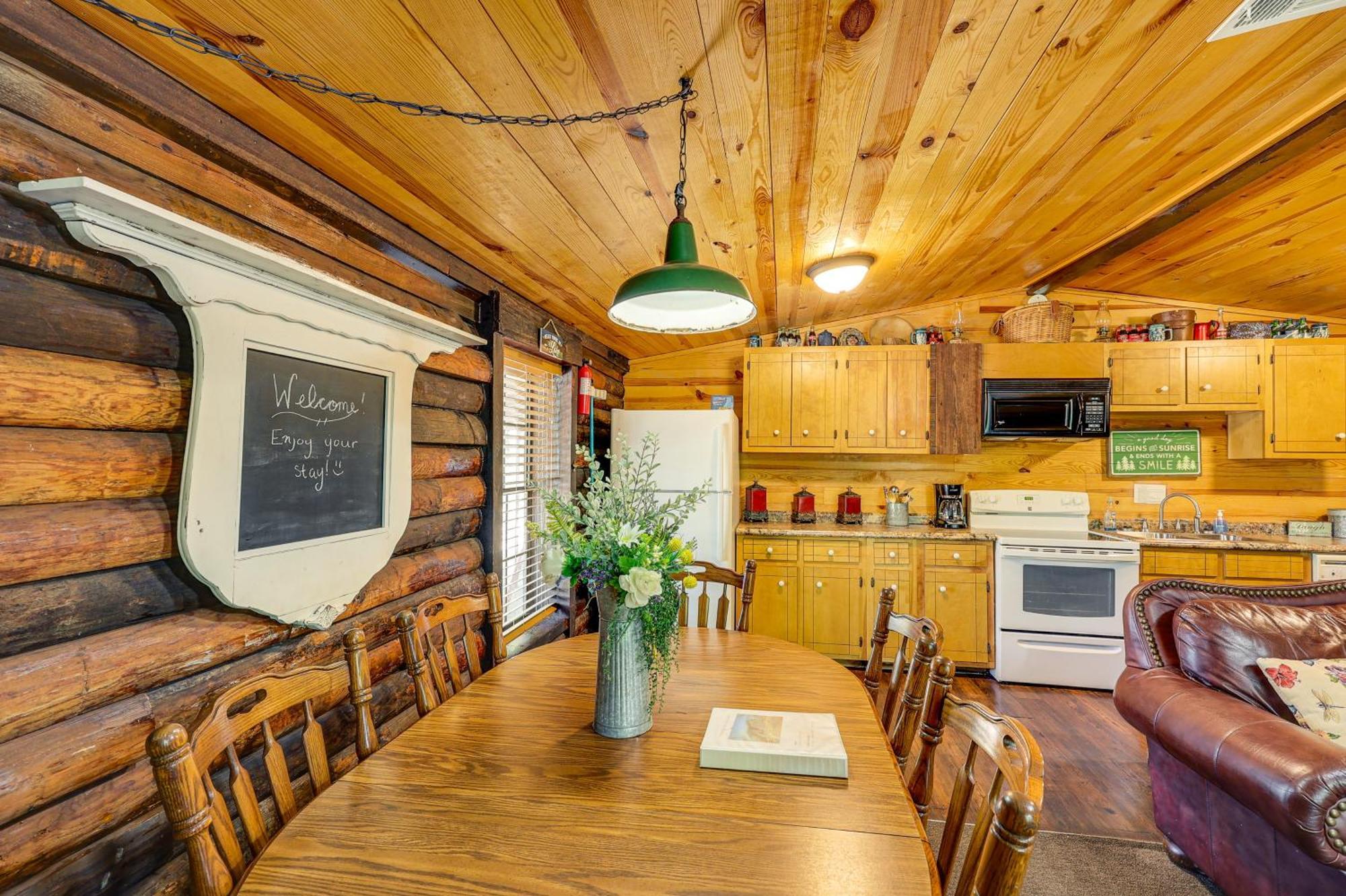 Mount Moriah Arkansas Log Cabin Rental Near Lake Greeson! מראה חיצוני תמונה