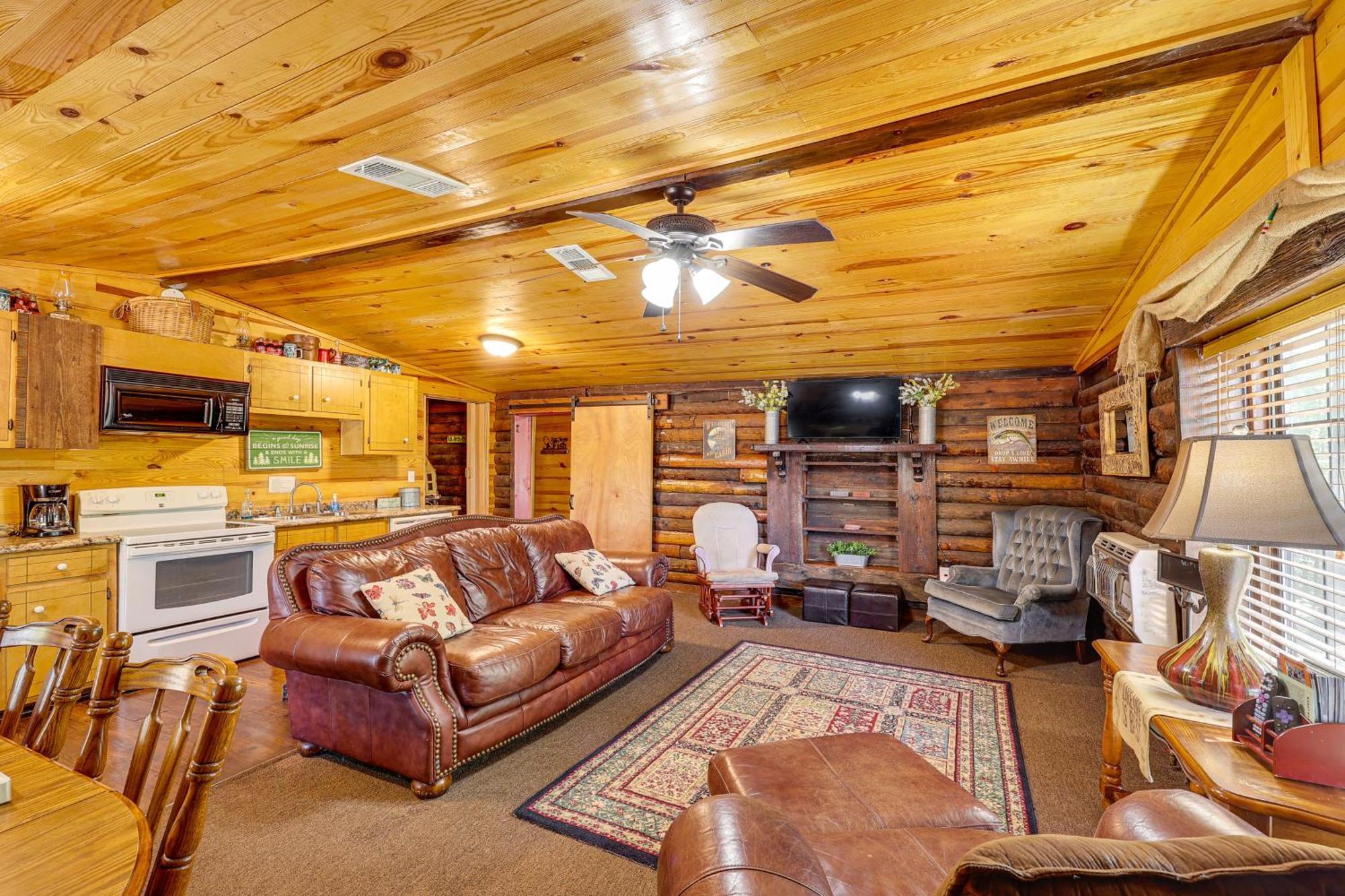 Mount Moriah Arkansas Log Cabin Rental Near Lake Greeson! מראה חיצוני תמונה